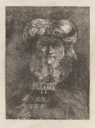 Old Man in the Manner of Rembrandt, fra Raccolta di Teste (Samling av hoder)