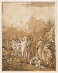 Kristi avkledning, ca. 1785-1790.