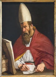 Kanonisert biskop, muligens St Augustine