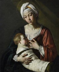 Madonna og barnet, også kjent som Madonna del latte
