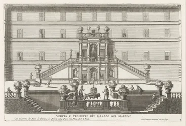 Tuinzijde van de Villa d
