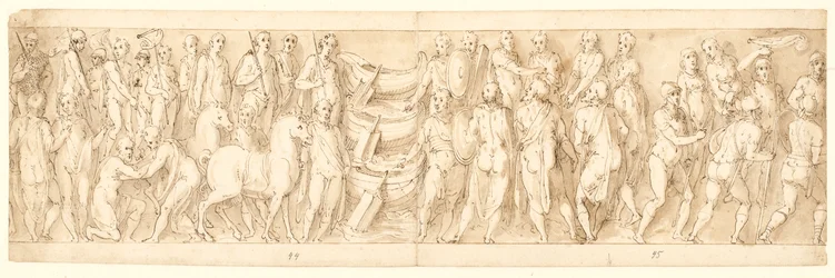 Sarmaterne overgir seg (LIII); Tyskerne blir ført over Donau (LIX); Tyskere blir anklaget av Sarmatians før Marcus Aurelius (LX); begynnelsen av en halshuggingsscene (LXI)