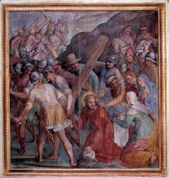 Passion of Christ: Fallet på veien til Golgata (Fresco