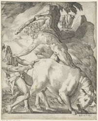 Hercules kjemper med Cacus Scener med Hercules (serietittel)
