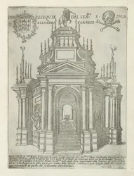 Begravelsesmonument til Alessandro Farnese i Santa Maria i Aracoeli i Roma Per l
