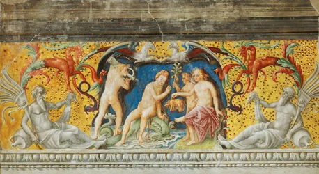 Veggmalerier i Zodiakens hall, Palazzo d#39;Arco i Mantua (fresko)