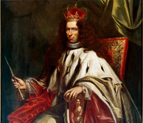 Portrett av Antonio Grimaldi, Doge of Genes fra 1703 til 1705 Maleri av Giovanni Maria Delle Piane (1660-1745) 1690-1691 Søn. 230x153 cm Privat samling etterfølge Luigi Cattaneo Adorno