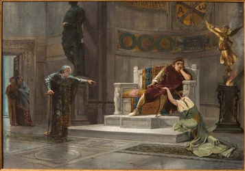 Constantine and the Slave (olje på lerret)