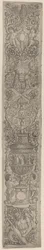 Ornamentpanel: Triton og Two Infant Satyrs