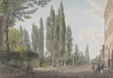 Villa Montalto Negroni, ca. 1780. Skapere: Giovanni Volpato, Louis Ducros.