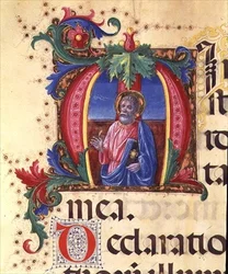 Ms 542 f.31r Historikert initial 