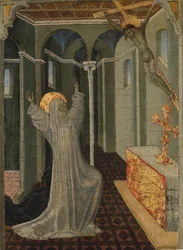Saint Catherine av Siena mottar Stigmata, ca. 1447-65.