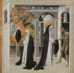 St. Katarina av Siena og tiggeren