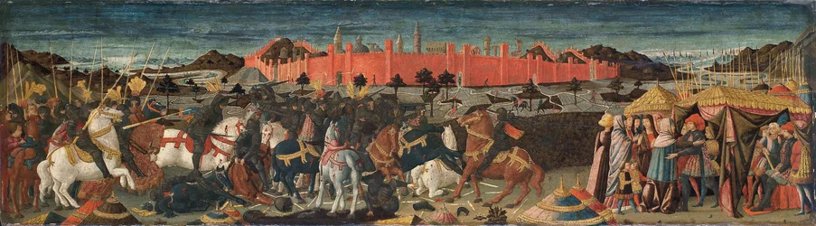 Historien om Coriolanus, fra forsiden av en kassone