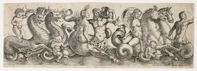 Frise med tritoner og nymfer, ca. 1517
