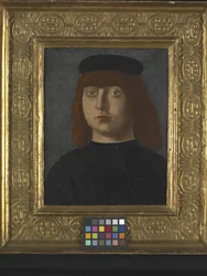 Portrett av en mann (olje på tre)