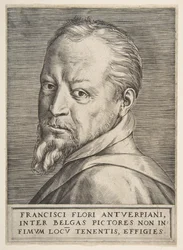 Bysteportrett av Frans Floris, 1531-76.