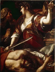 Judith og Holofernes (olje på lerret