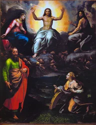 Deesis med de hellige Paul og Katarina av Alexandria