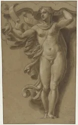 Hermafroditt som karyatid Hermafroditus som kariatid