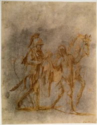 Saint Martin og en tigger, tidlig på 1500-tallet