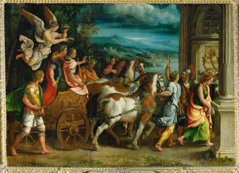 Titus og Vespasians triumf …