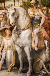 Kamp mellom Horatii og Curiatii (detalj)