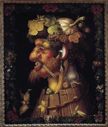 Høst. Allegori over årstidene. Maleri av Giuseppe Arcimboldo (1527-1593). Louvre-museet