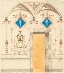 Pompeiisk veggdekorasjon