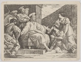 Kristus sittende forkynnelse, 1766.