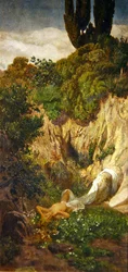 Nymph, 1890 (tempera om bord)