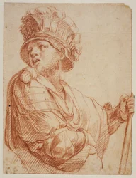Soldat med hjelm, etter Raphael