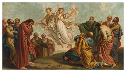 Giuseppe Diotti, Skisse, Åpenbaring av engler til apostlene etter himmelfarten