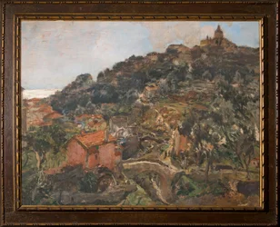 Sanremo (olje på kryssfiner)