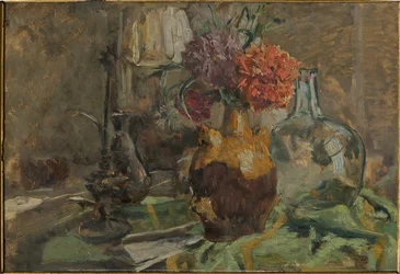 Stilleben (olje på kryssfiner)