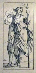 Tarotkort fra 1600-tallet av Giuseppe Maria Mitelli