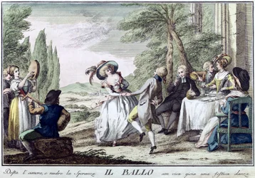 Dansen Dansen, 1790.