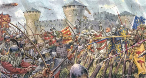 Hundreårskrigen: Jeanne d#39;Arc (1412–1431) frigjør Orleans i 1429 - Hundreårskrigen: Jeanne d#39;Arc under beleiringen av Orleans -