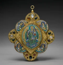 Anheng med jomfruen og barnet, ca. 1160-1170.