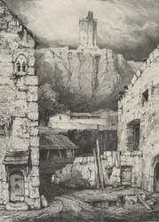 Fangehullet til Château de Polignac, 1830.