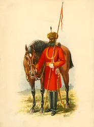 Generalguvernørens kroppsvakt, Calcutta, 1890.