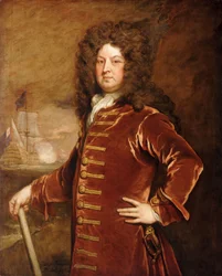 Admiral George Churchill (1654–1710), sent på 1600-tallet til tidlig på 1700-tallet (oljemaleri)