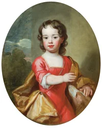 Portrett av Algernon Seymour, jarl av Hertford, senere 7. hertug av Somerset, da han var gutt, omtrent 4 år gammel, ca. 1688 (olje på lerret)