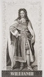 William III (1650-1702) fra `Illustrasjoner av engelsk og skotsk historie