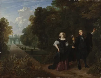 The Promenade (olje på kobber)