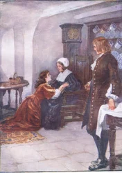 Og så gikk hun til mors hjerte, fra Lorna Doone pub. av W & R Chambers Ltd, 1921