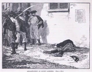 Drapet på grev Lamberg, 1849