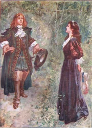"Nå er jeg til din smak fetter?", fra Lorna Doone pub.by W & R Chambers Ltd, 1921