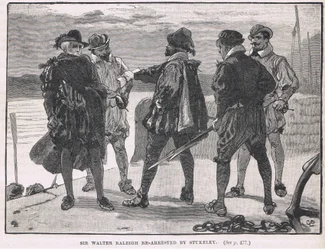 Sir Walter Raleigh arrestert på nytt av Stukeley 1618