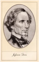 Jefferson Davis , amerikansk soldat og politiker, tidlig på 1900-tallet